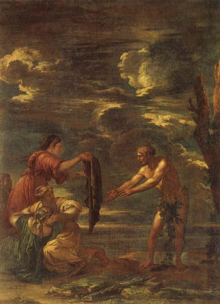 Salvator Rosa Odysseus and Nausicaa oil painting image